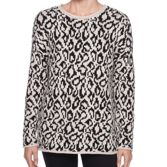 Magaschoni Cheetah knit sweater - Picture 1 of 5
